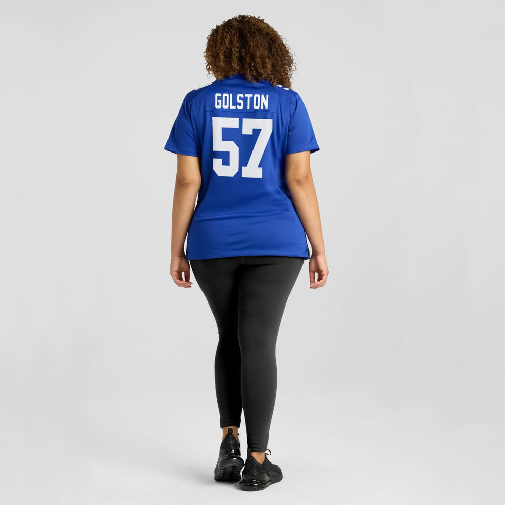 New York Giants Nike Chauncey Golston  Women's Team Game Jersey