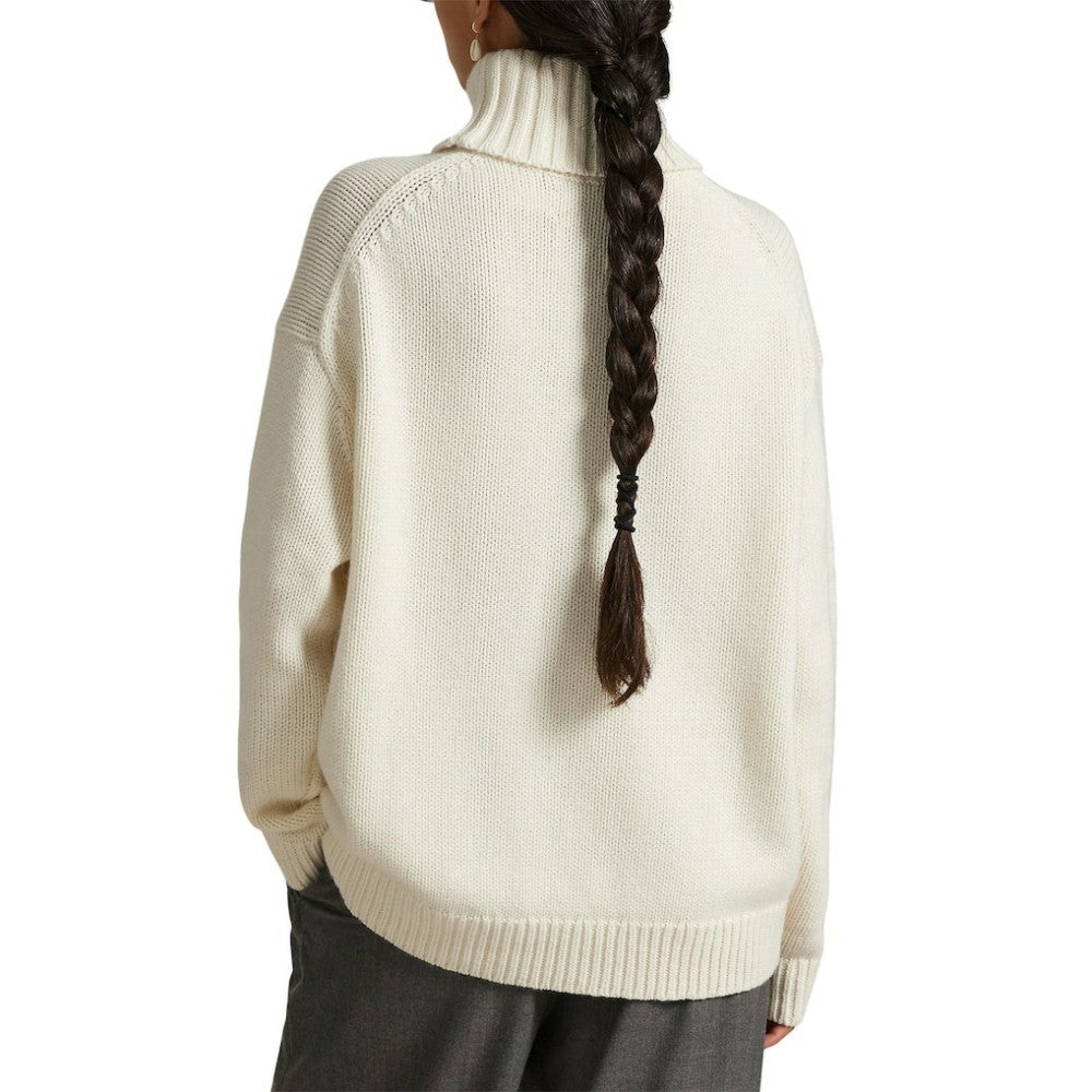 Yankees Polo Ralph Lauren Women's Wool-Blend Turtleneck Sweater | MLB New