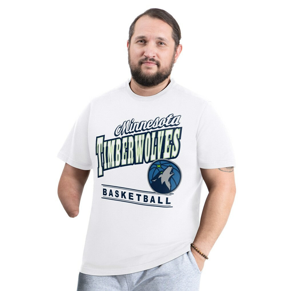 Minnesota Timberwolves G-III Sports by Carl Banks Adaptive Headliner T-Shirt New