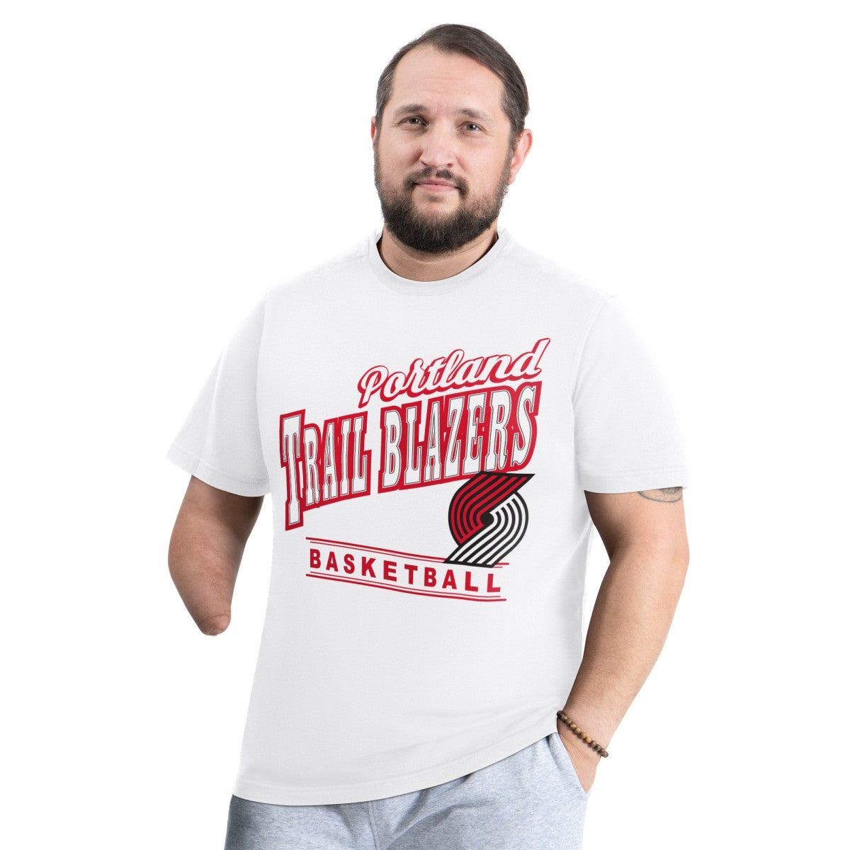 Portland Trail Blazers G-III Sports by Carl Banks Adaptive Headliner T-Shirt Discount