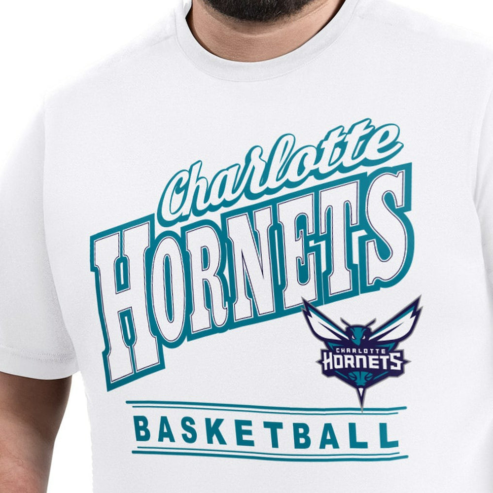 Charlotte Hornets G-III Sports by Carl Banks Adaptive Headliner T-Shirt For Sale