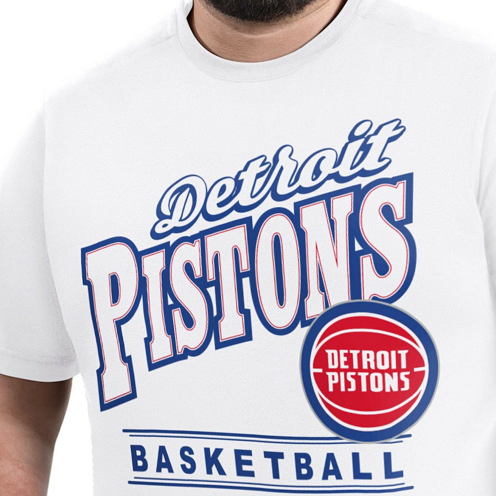 Detroit Pistons G-III Sports by Carl Banks Adaptive Headliner T-Shirt sale On Sale