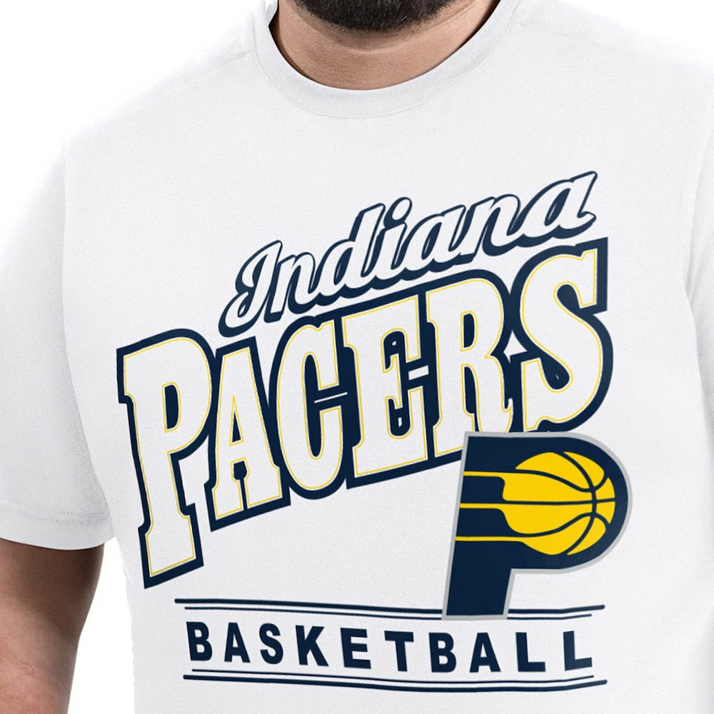 Indiana Pacers G-III Sports by Carl Banks Adaptive Headliner T-Shirt On Sale
