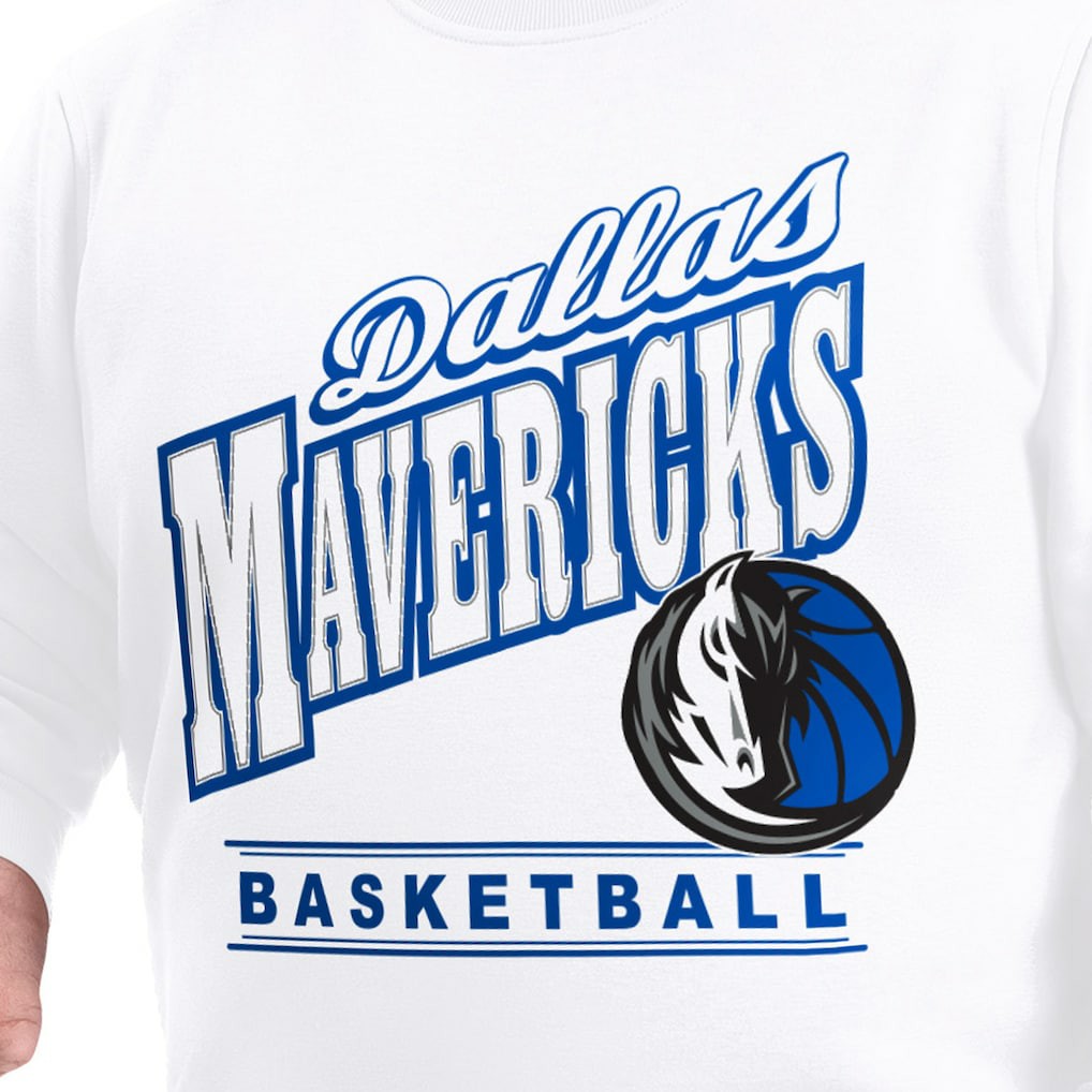 Dallas Mavericks G-III Sports by Carl Banks Adaptive Headliner Fleece Crewneck Sweatshirt sale Discount