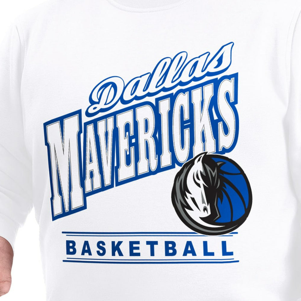 Dallas Mavericks G-III Sports by Carl Banks Adaptive Headliner Fleece Crewneck Sweatshirt sale Discount