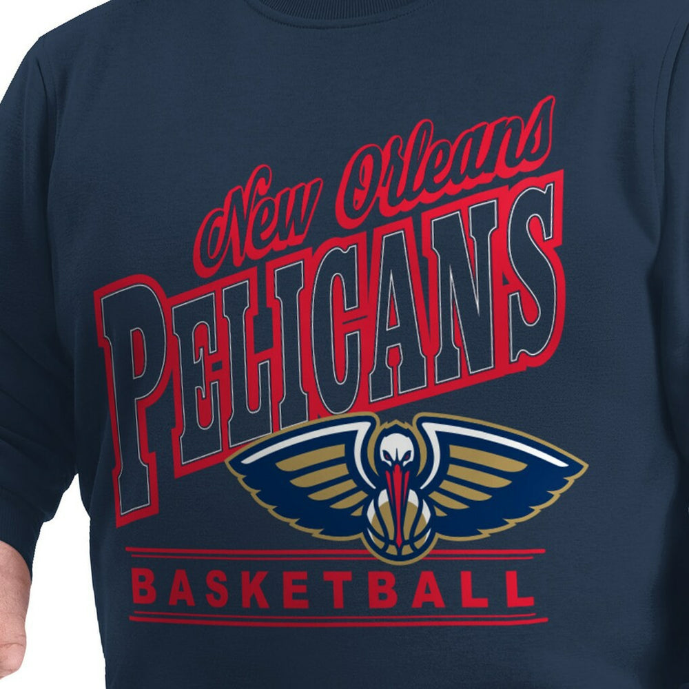 New Orleans Pelicans G-III Sports by Carl Banks Adaptive Headliner Fleece Crewneck Sweatshirt Online