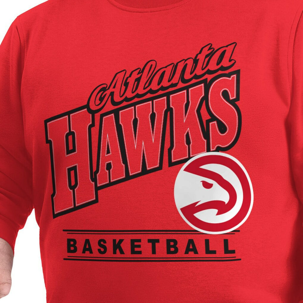Atlanta Hawks G-III Sports by Carl Banks Adaptive Headliner Fleece Crewneck Sweatshirt Discount