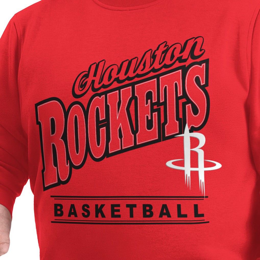 Houston Rockets G-III Sports by Carl Banks Adaptive Headliner Fleece Crewneck Sweatshirt sale Online