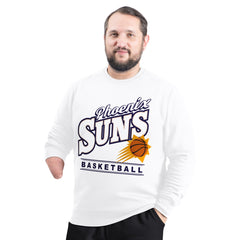 Phoenix Suns G-III Sports by Carl Banks Adaptive Headliner Fleece Crewneck Sweatshirt Discount