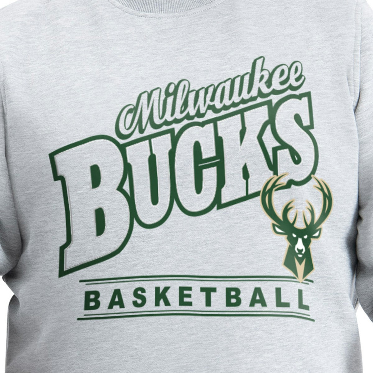 Milwaukee Bucks G-III Sports by Carl Banks Adaptive Headliner Fleece Crewneck Sweatshirt Outlet