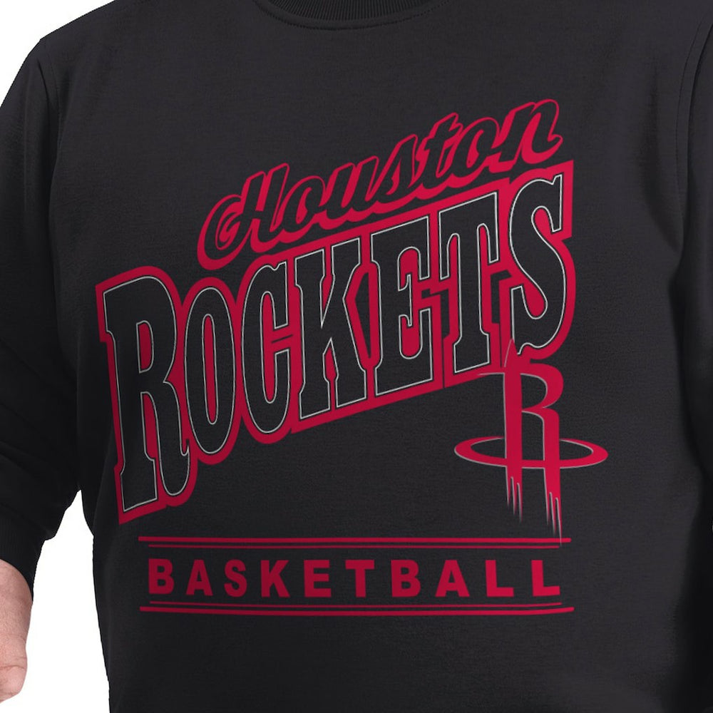 Houston Rockets G-III Sports by Carl Banks Adaptive Headliner Fleece Crewneck Sweatshirt sale On Sale
