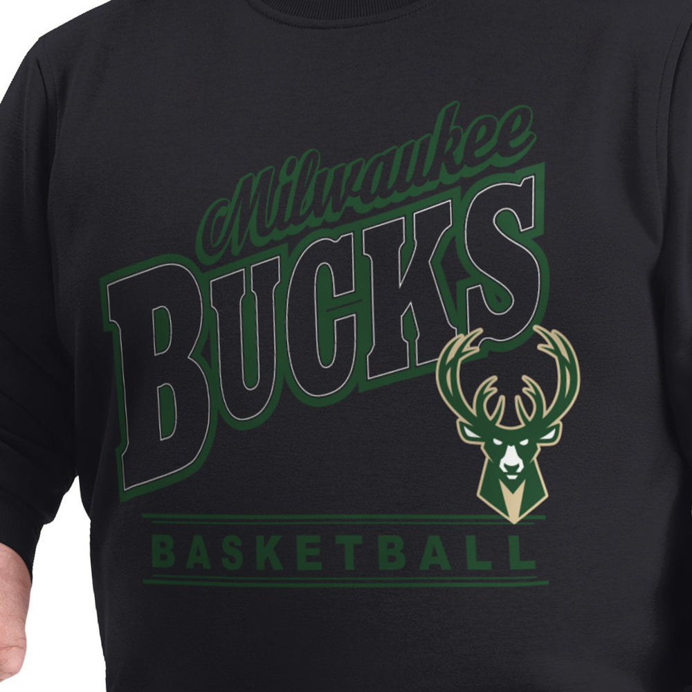 Milwaukee Bucks G-III Sports by Carl Banks Adaptive Headliner Fleece Crewneck Sweatshirt Online