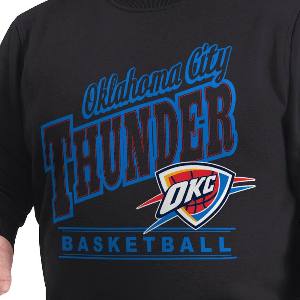 Oklahoma City Thunder G-III Sports by Carl Banks Adaptive Headliner Fleece Crewneck Sweatshirt Online