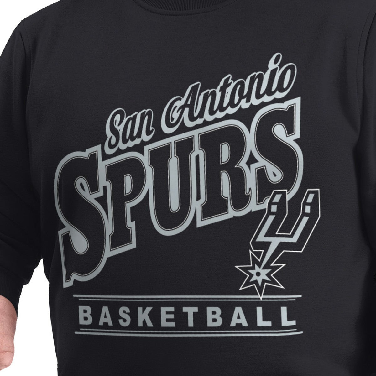 San Antonio Spurs G-III Sports by Carl Banks Adaptive Headliner Fleece Crewneck Sweatshirt Online