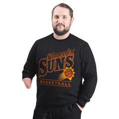Phoenix Suns G-III Sports by Carl Banks Adaptive Headliner Fleece Crewneck Sweatshirt Outlet