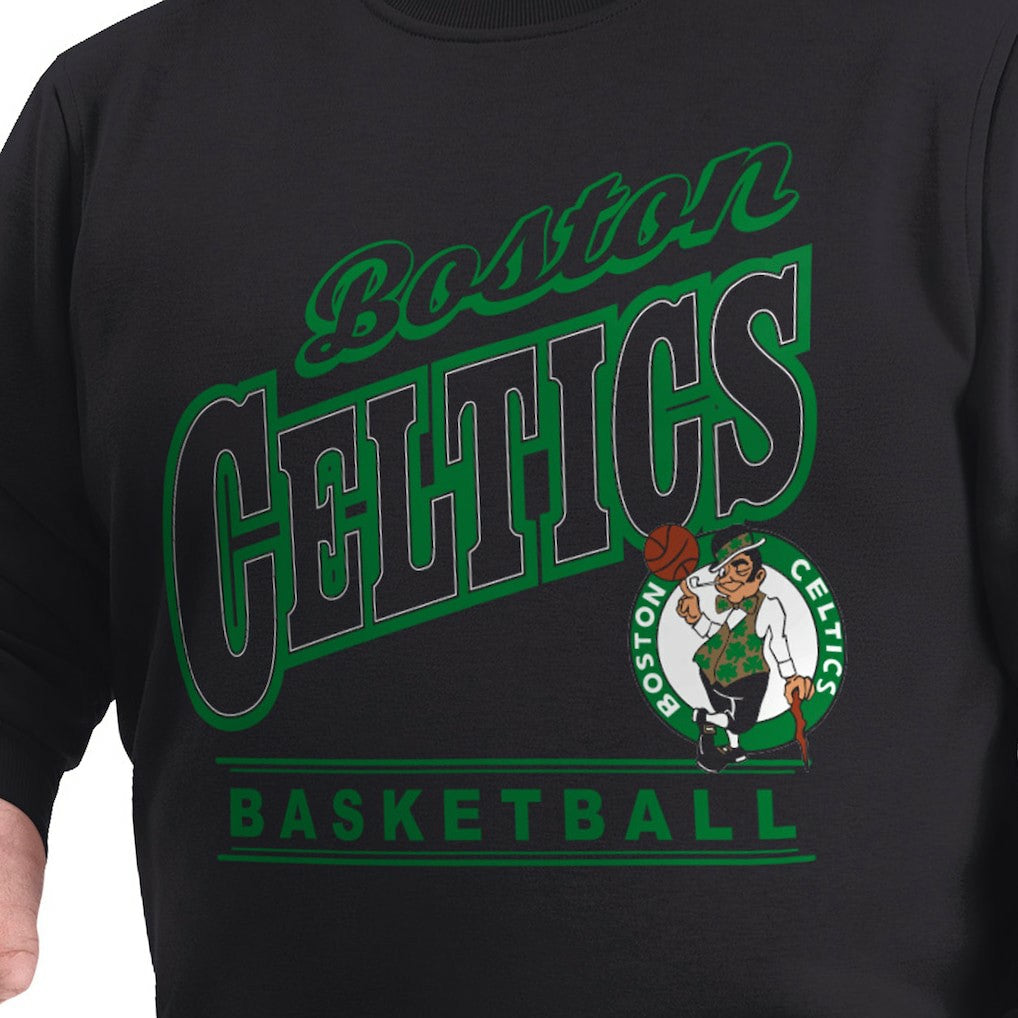 Boston Celtics G-III Sports by Carl Banks Adaptive Headliner Fleece Crewneck Sweatshirt Online