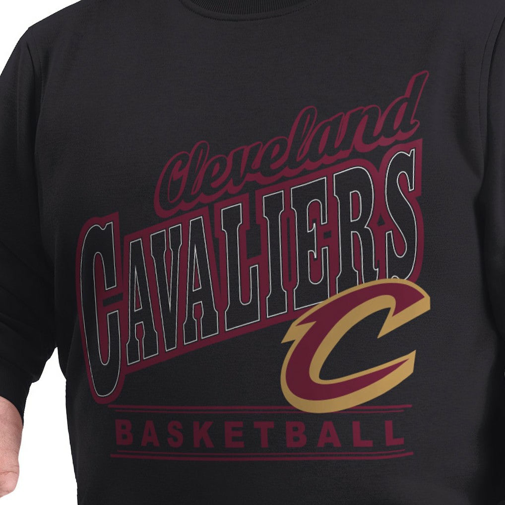 Cleveland Cavaliers G-III Sports by Carl Banks Adaptive Headliner Fleece Crewneck Sweatshirt sale New