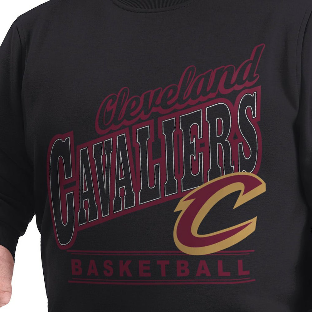 Cleveland Cavaliers G-III Sports by Carl Banks Adaptive Headliner Fleece Crewneck Sweatshirt sale New