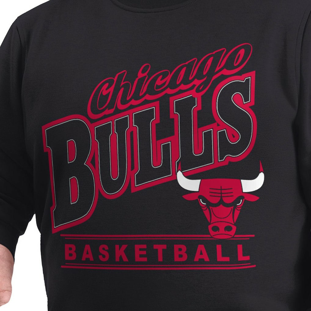 Chicago Bulls G-III Sports by Carl Banks Adaptive Headliner Fleece Crewneck Sweatshirt sale New