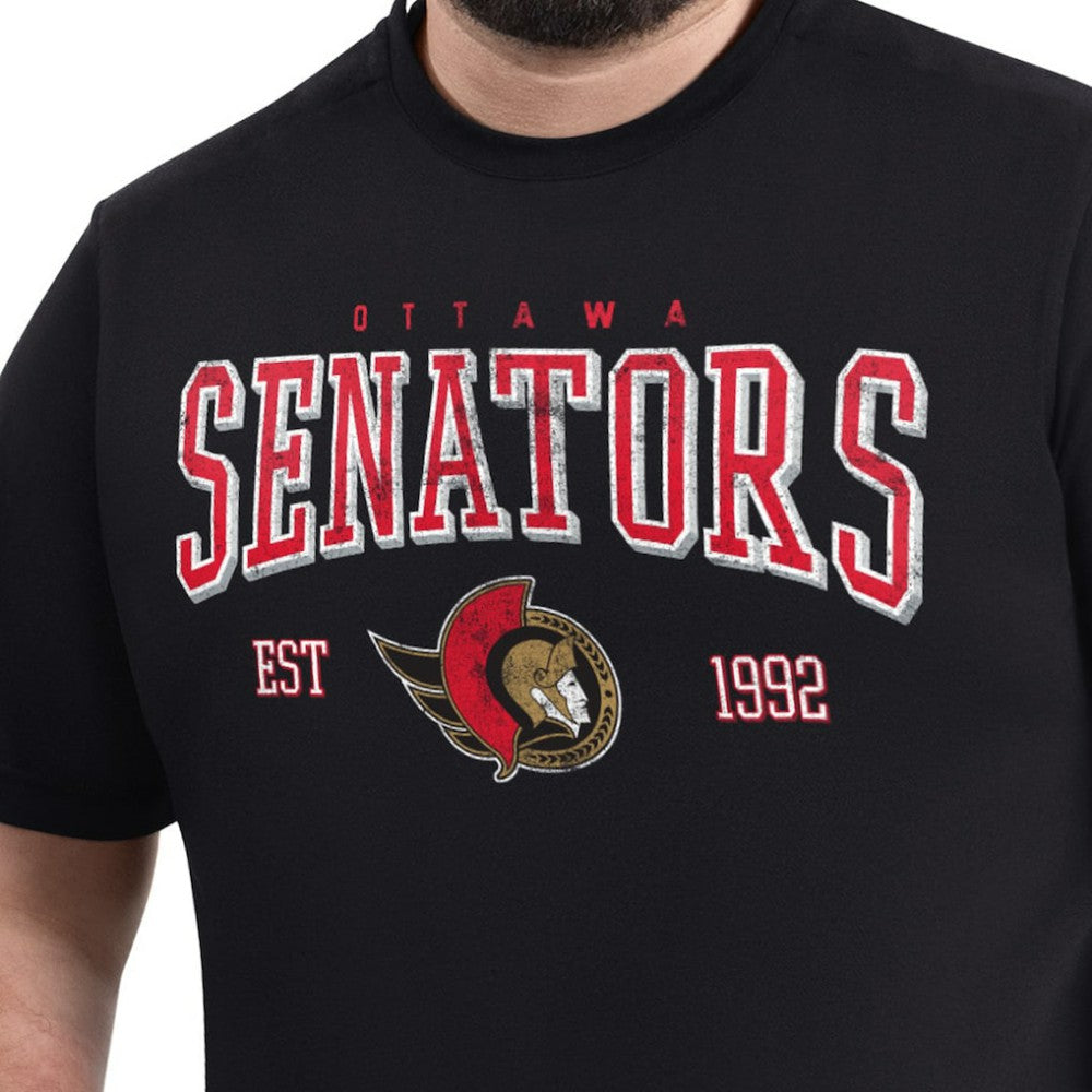 Ottawa Senators G-III Sports by Carl Banks Adaptive Classic Team Graphic T-Shirt Online