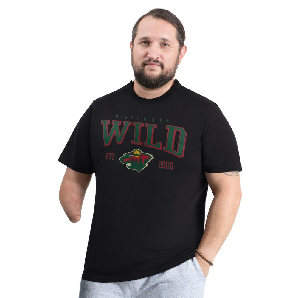 Minnesota Wild G-III Sports by Carl Banks Adaptive Classic Team Graphic T-Shirt Outlet