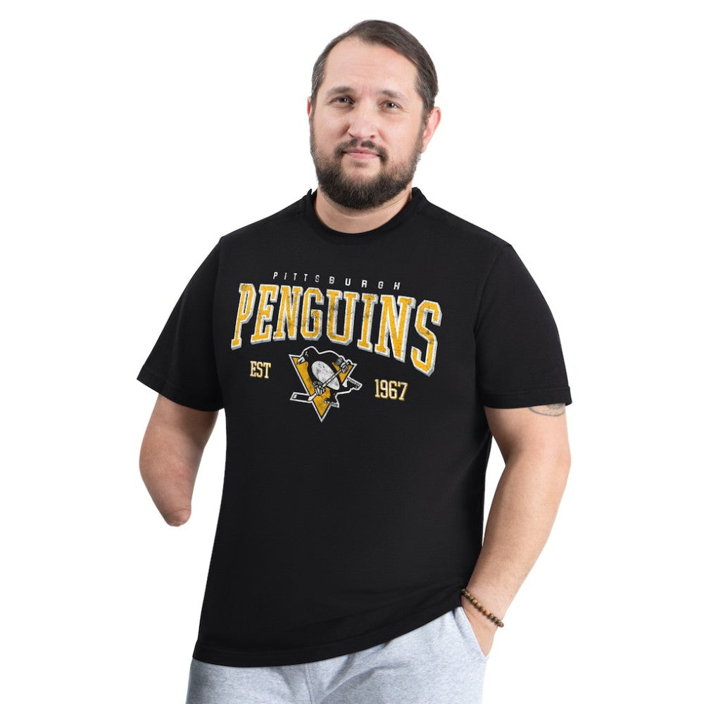 Pittsburgh Penguins G-III Sports by Carl Banks Adaptive Classic Team Graphic T-Shirt For Sale