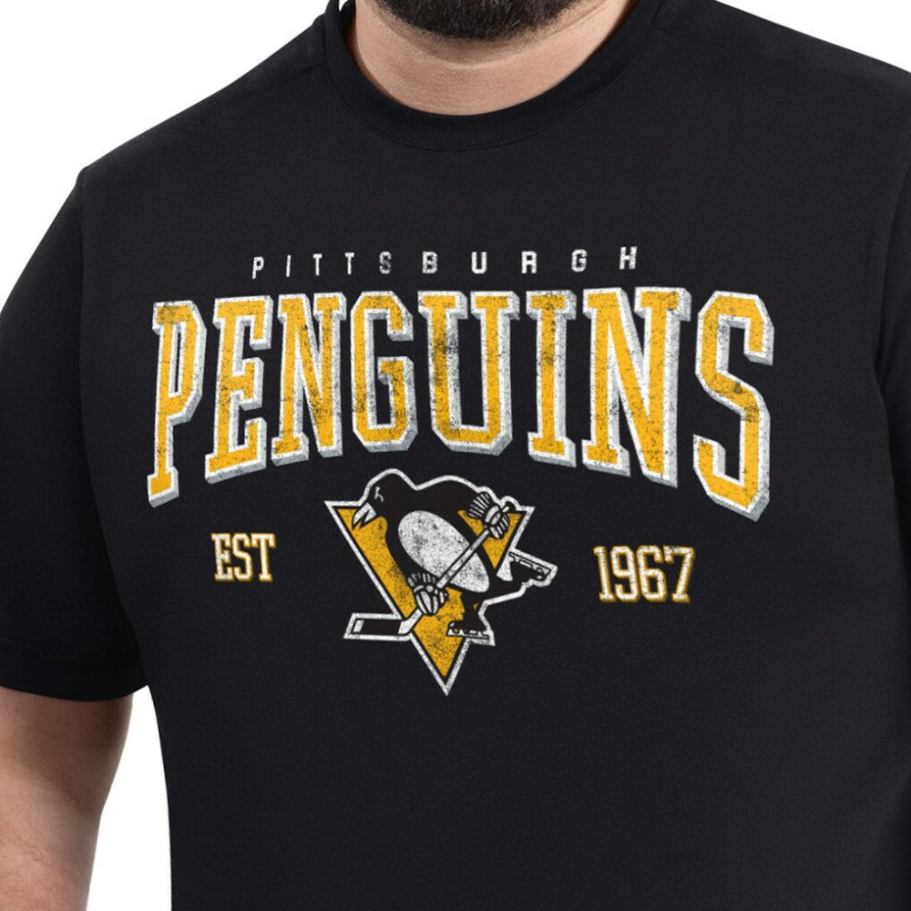 Pittsburgh Penguins G-III Sports by Carl Banks Adaptive Classic Team Graphic T-Shirt For Sale