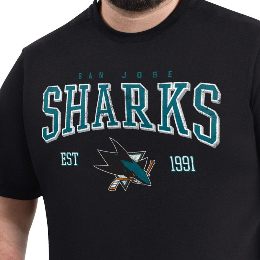 San Jose Sharks G-III Sports by Carl Banks Adaptive Classic Team Graphic T-Shirt Sale