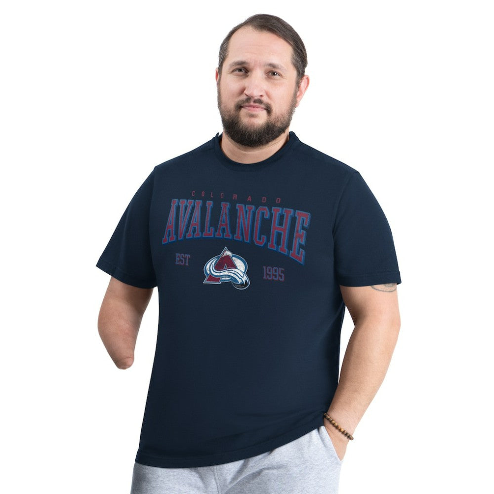 Colorado Avalanche G-III Sports by Carl Banks Adaptive Classic Team Graphic T-Shirt On Sale