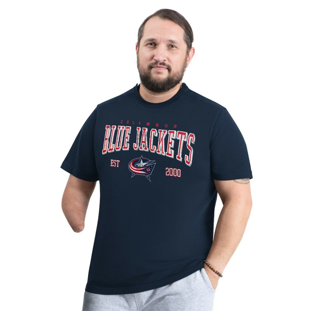 Columbus Blue Jackets G-III Sports by Carl Banks Adaptive Classic Team Graphic T-Shirt For Sale