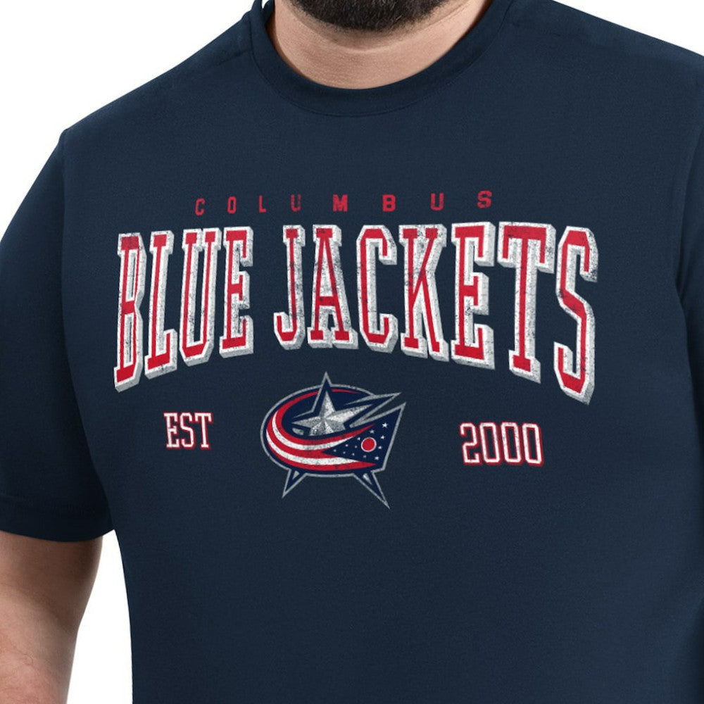 Columbus Blue Jackets G-III Sports by Carl Banks Adaptive Classic Team Graphic T-Shirt For Sale