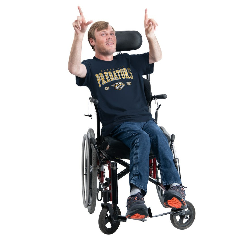 Nashville Predators G-III Sports by Carl Banks Adaptive Classic Team Graphic T-Shirt On Sale