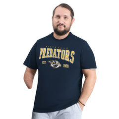 Nashville Predators G-III Sports by Carl Banks Adaptive Classic Team Graphic T-Shirt On Sale