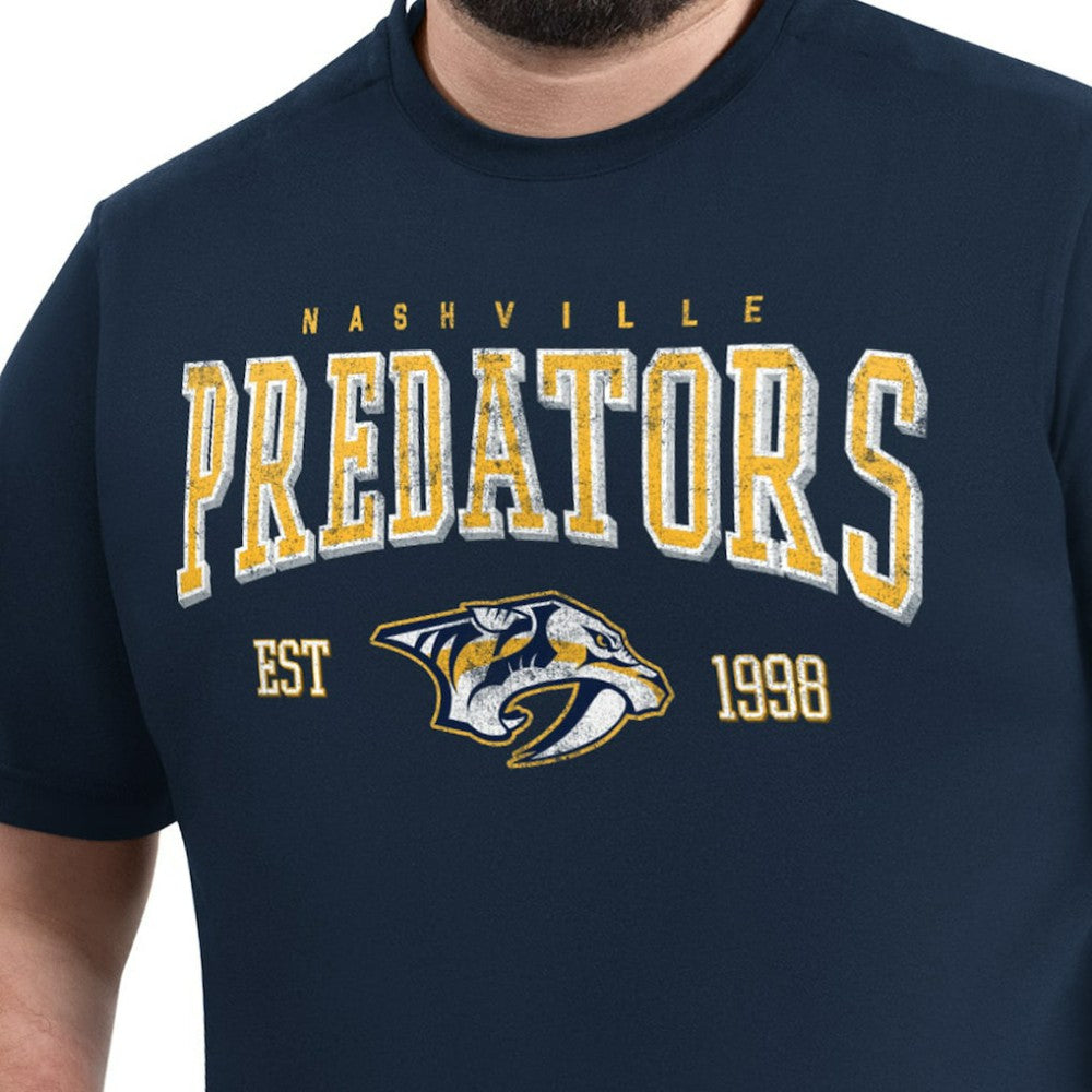 Nashville Predators G-III Sports by Carl Banks Adaptive Classic Team Graphic T-Shirt On Sale