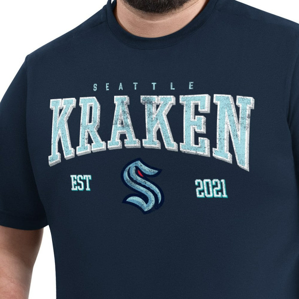 Seattle Kraken G-III Sports by Carl Banks Adaptive Classic Team Graphic T-Shirt Sale