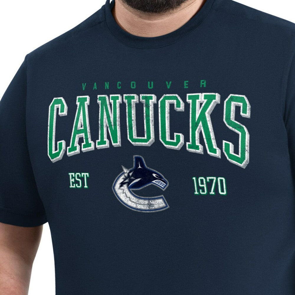 Vancouver Canucks G-III Sports by Carl Banks Adaptive Classic Team Graphic T-Shirt Online