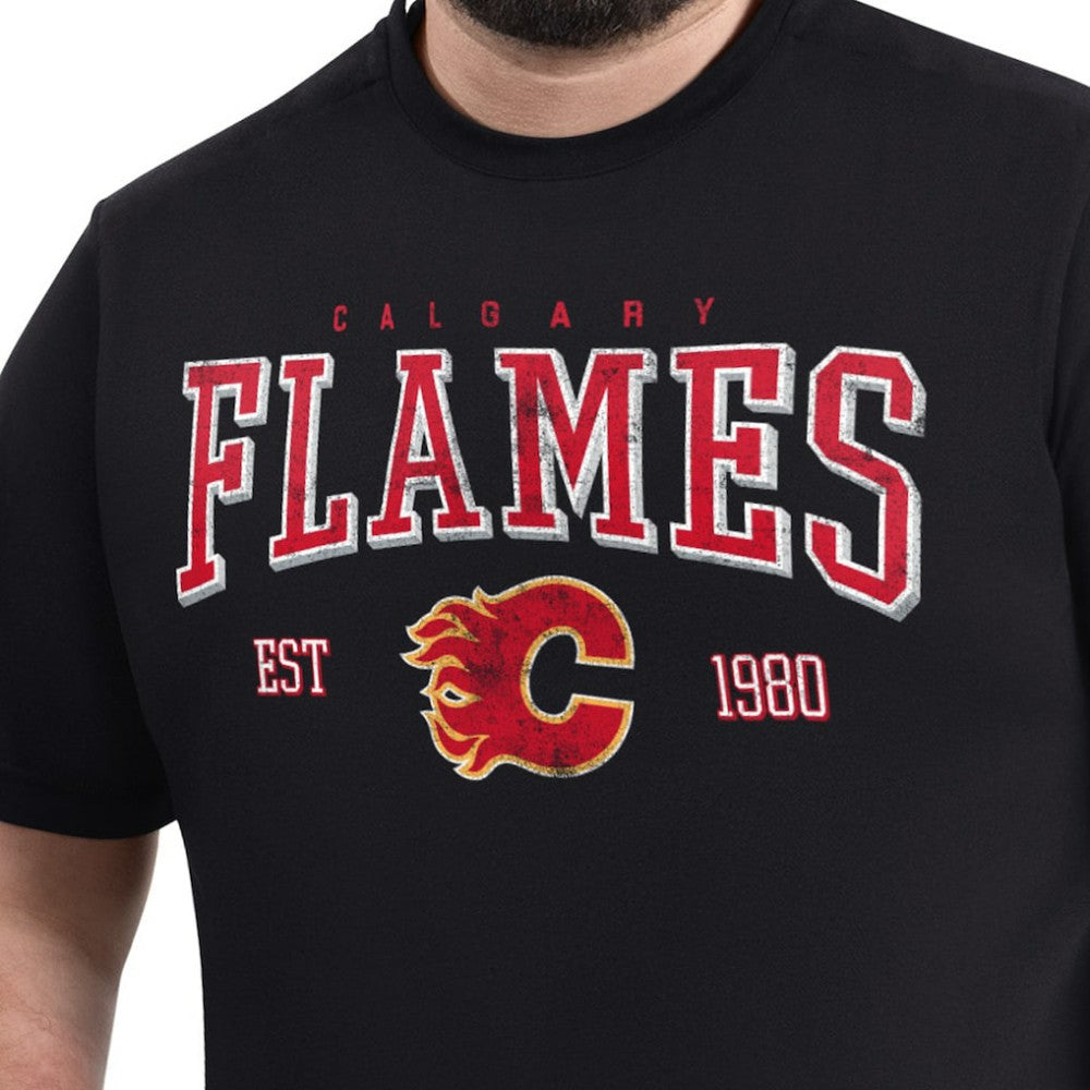 Calgary Flames G-III Sports by Carl Banks Adaptive Classic Team Graphic T-Shirt Sale
