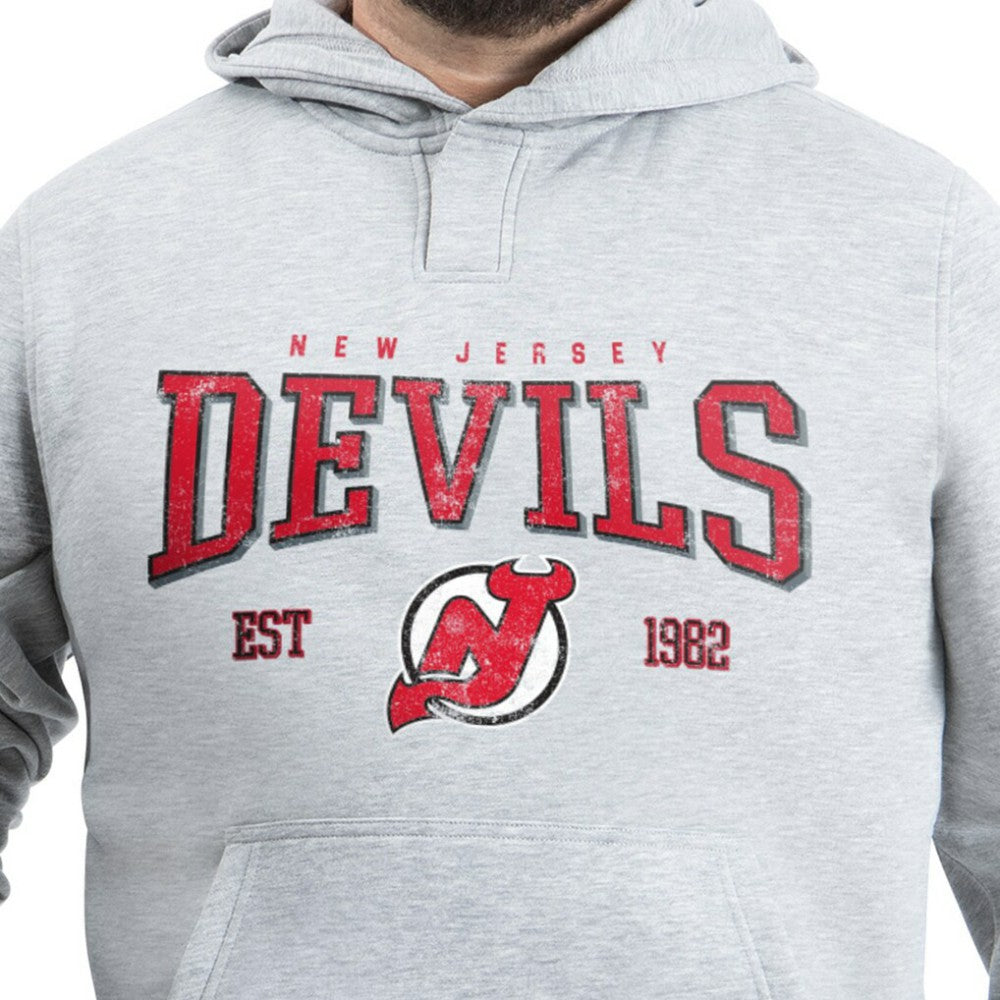 New Jersey Devils G-III Sports by Carl Banks Adaptive Classic Team Spirit Fleece Hoodie On Sale