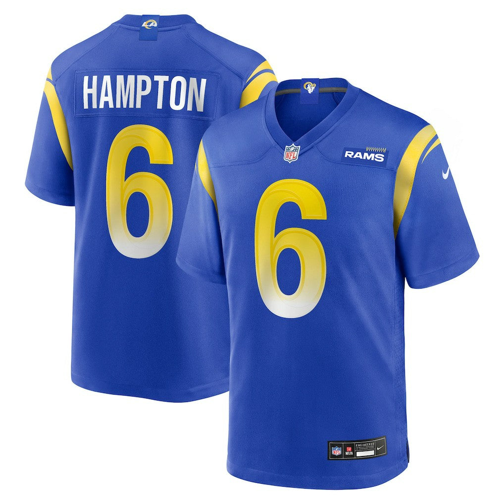 Los Angeles Rams Nike Nick Hampton  Team Game Jersey
