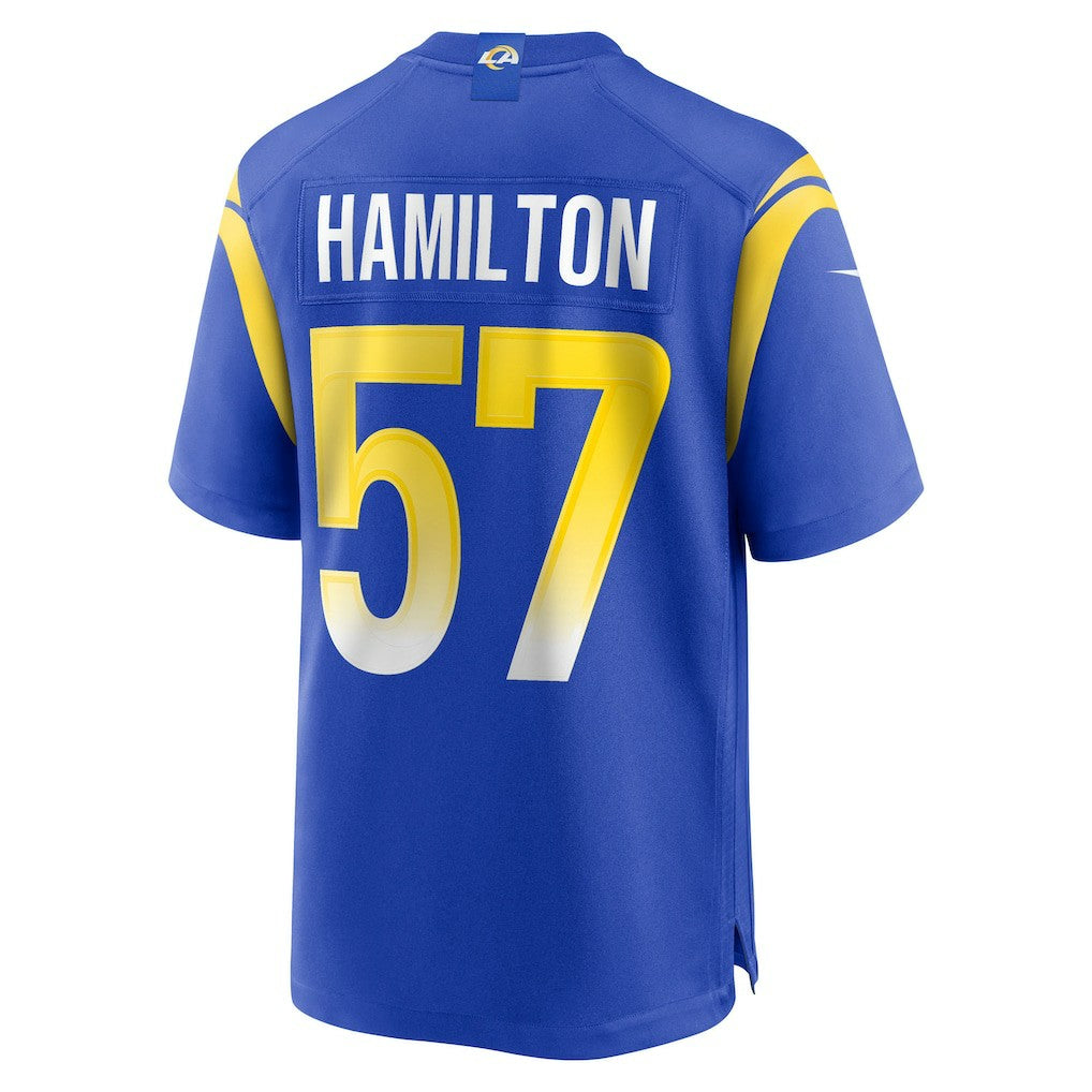 Los Angeles Rams Nike Ty Hamilton  Team Game Jersey