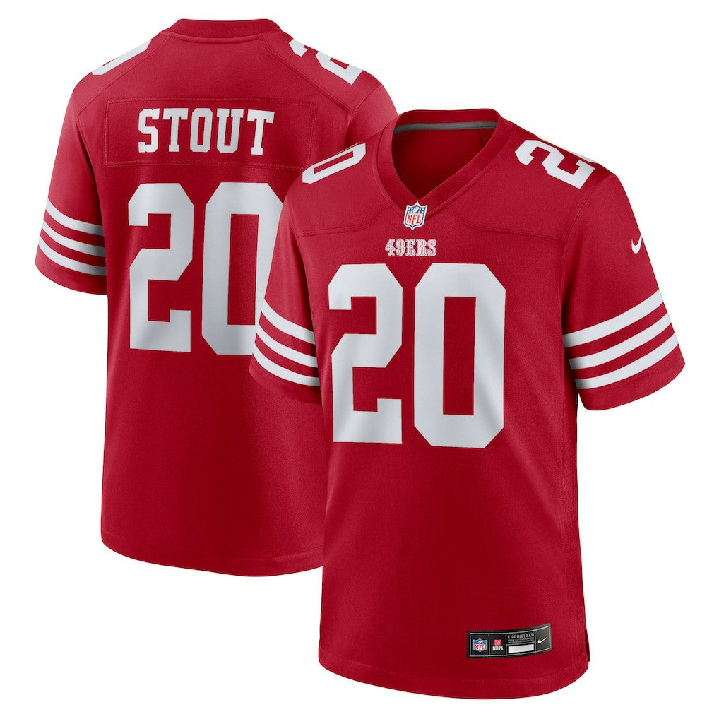 San Francisco 49ers Nike Upton Stout  Team Game Jersey