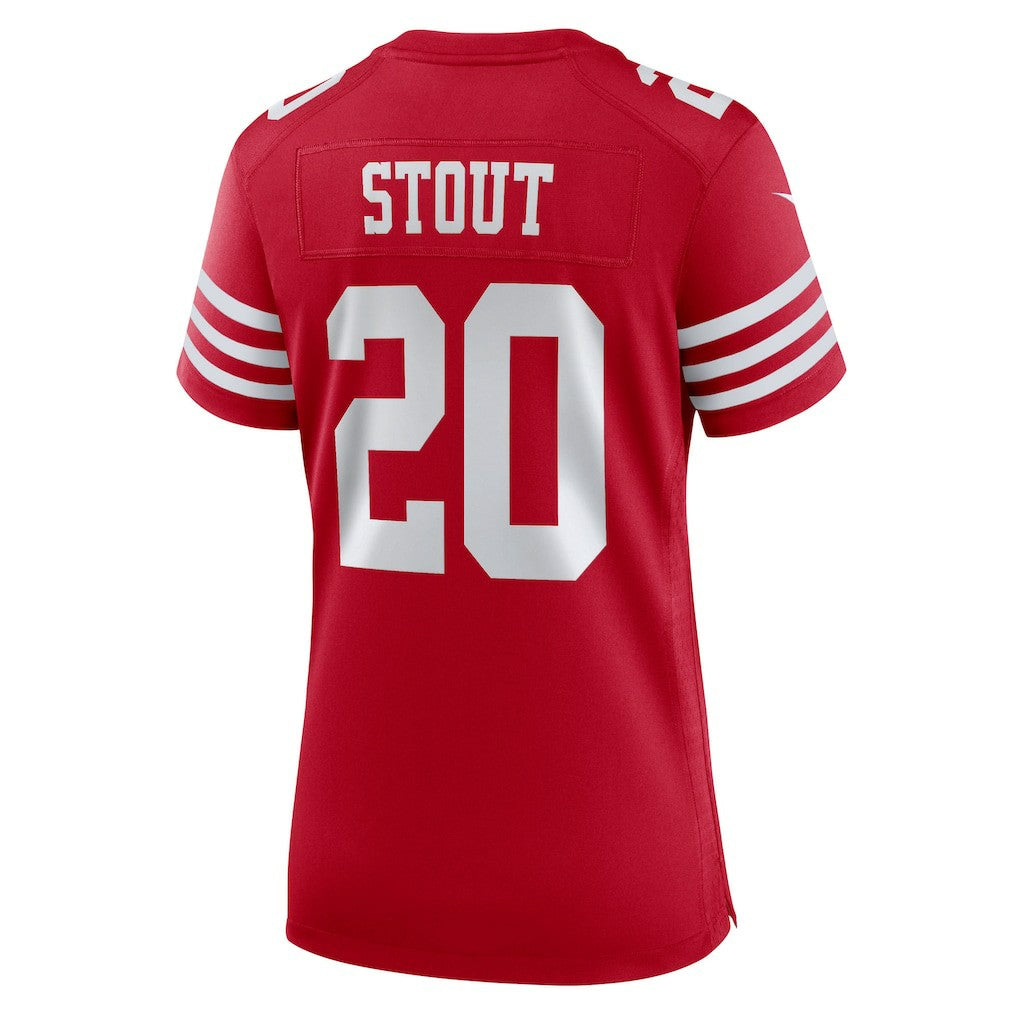 San Francisco 49ers Nike Upton Stout  Women's Team Game Jersey