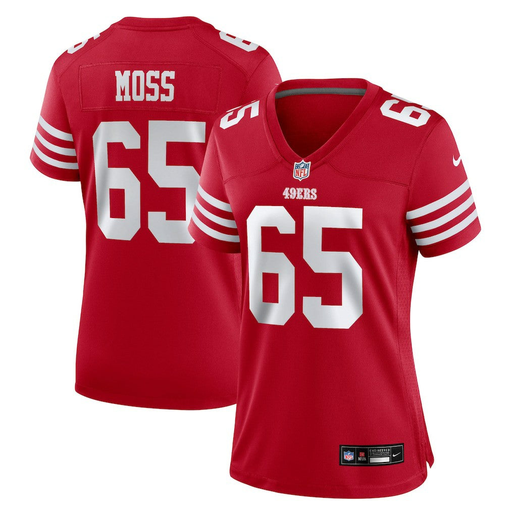 San Francisco 49ers Nike Drew Moss  Women's Team Game Jersey