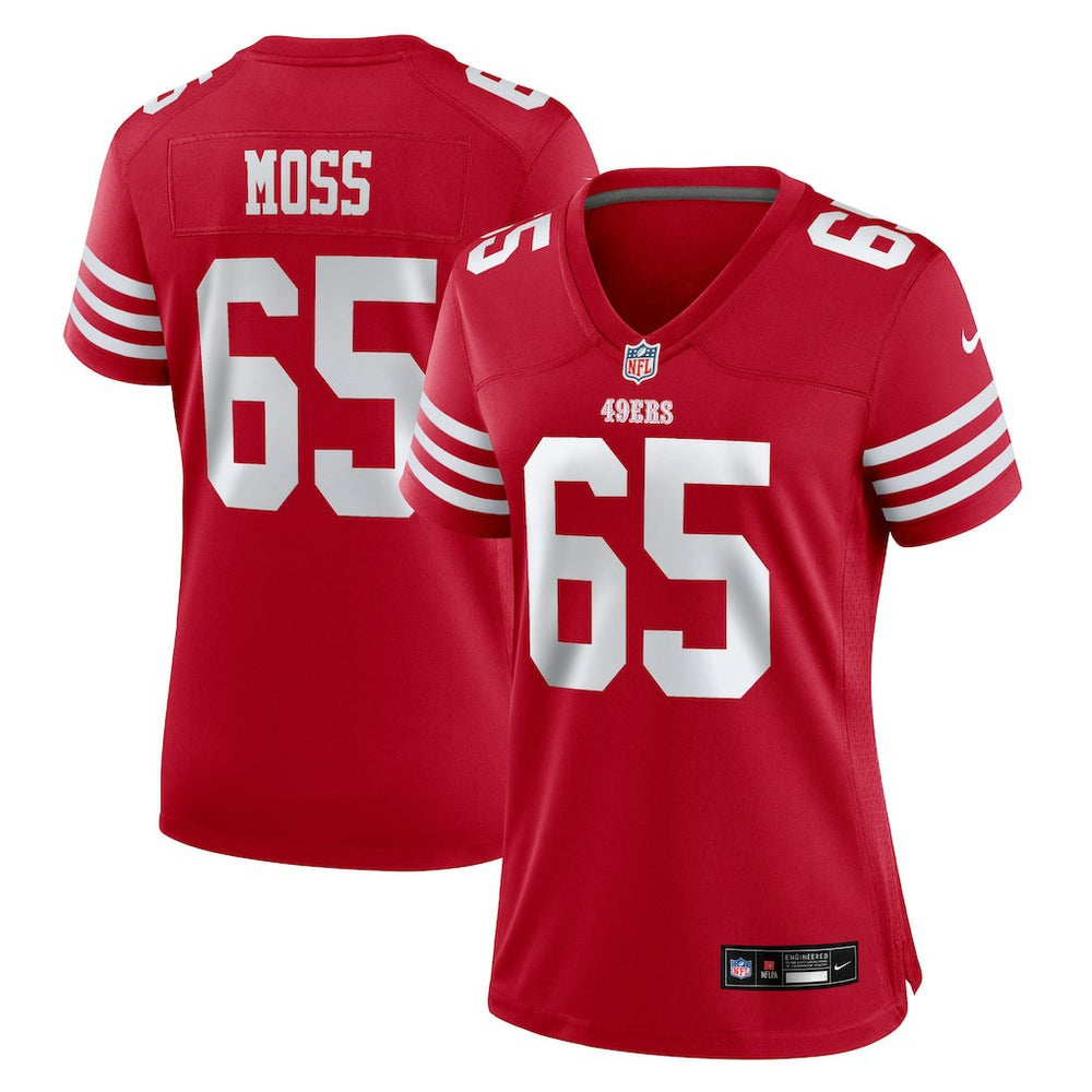 San Francisco 49ers Nike Drew Moss  Women's Team Game Jersey