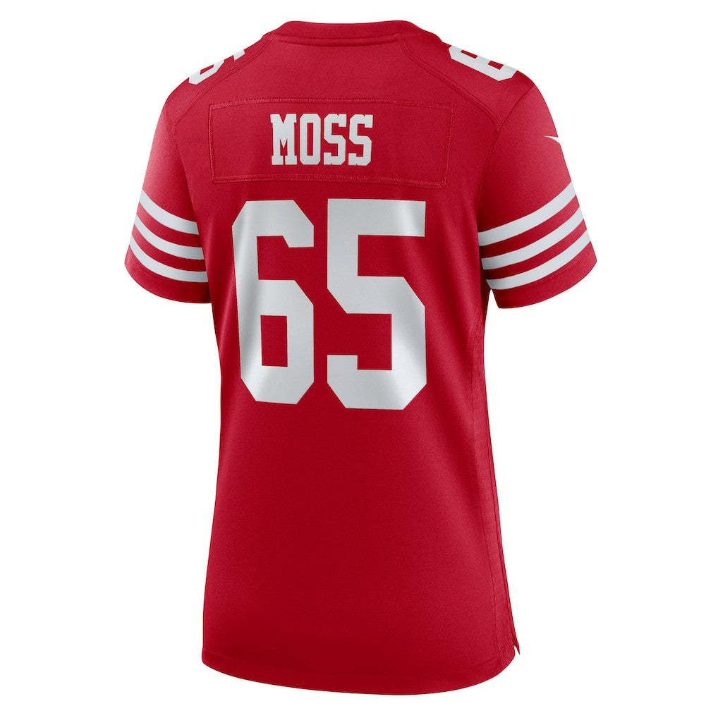 San Francisco 49ers Nike Drew Moss  Women's Team Game Jersey