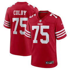 San Francisco 49ers Nike Connor Colby  Team Game Jersey