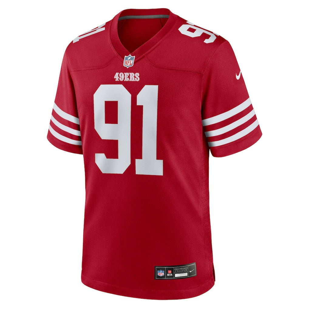 San Francisco 49ers Nike Sam Okuayinonu  Team Game Jersey