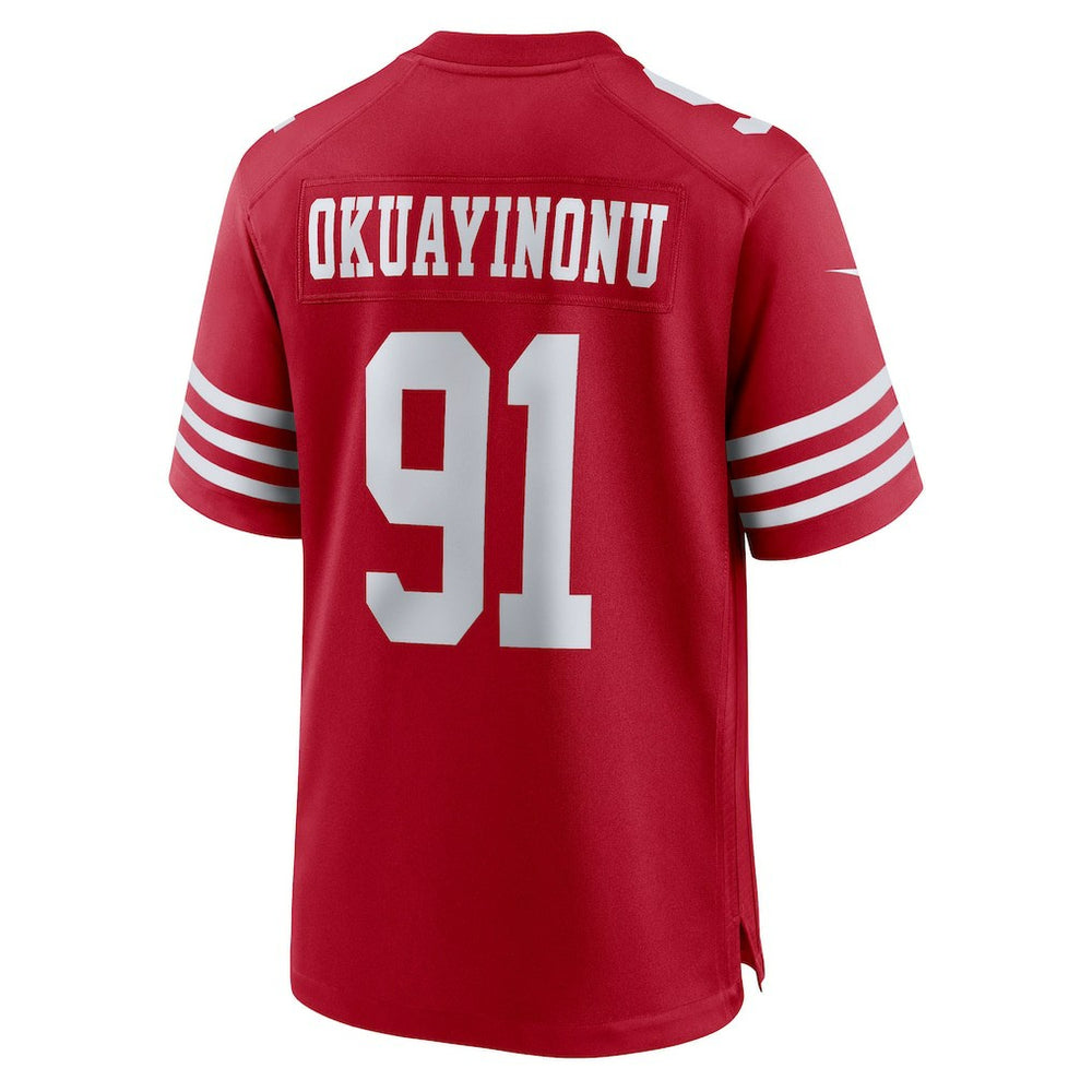 San Francisco 49ers Nike Sam Okuayinonu  Team Game Jersey