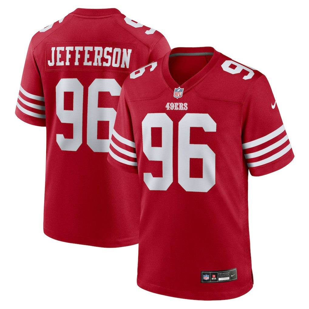 San Francisco 49ers Nike Jordan Jefferson  Team Game Jersey