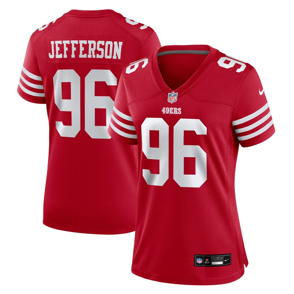 San Francisco 49ers Nike Jordan Jefferson  Women's Team Game Jersey